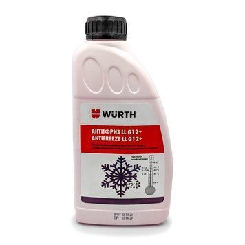 Антифриз LL G12+, концентрат, 1л Wurth (5892332001)(1шт) 5892332001 фото