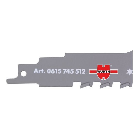 Полотно для сабельной пилы, стройматериалы, 455X12,7 WURTH (0615745512)(1шт) 0615745512 фото