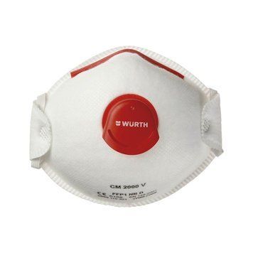 Респіратор одноразовий CM2000, FFP1 NR D, з клапаном Wurth (0899110301)(10шт) 0899110301 фото