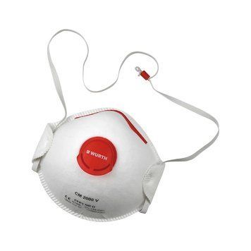 Респіратор одноразовий CM2000, FFP2 NR D, з клапаном Wurth (0899110303)(10шт) 0899110303 фото