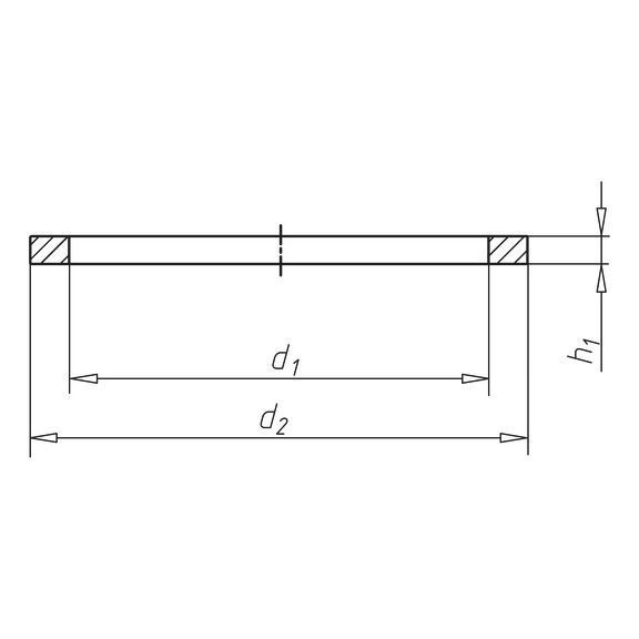 Кольцо уплотняющее, медное, DIN7603-CU-A-24X30X2 WURTH (04602430)(50шт) 04602430 фото