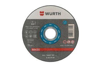 Диск відрізний для сталі 230x2.5x22.23 mm, RED STRIPE Wurth (1664102325)(1шт) 1664102325 фото