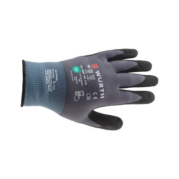 Перчатки защитные MULTIFIT NITRILE PLUS, полиамид, покрытие нитрил, пара, р.9Wurth (0899405309)(6шт) 0899405309 фото