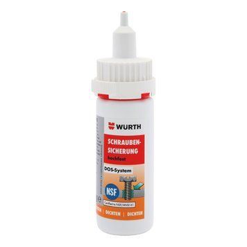 Фиксатор резьбовой, высокой прочности, DOS-Sys., 50 g WURTH (0893270050)(1шт) 0893270050 фото
