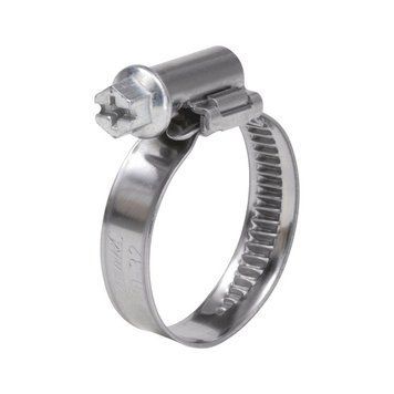 Хомут для шланга, металлический, DIN 3017, W9 mm, WS7, 20-32 mm, ZEBRA, -арт.053912032 Wurth (053912032)(10шт) 053912032 фото