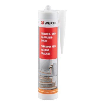 Герметик гібридний для вікон та фасадів, антрацитовий, 290 ml WURTH (0892320013)(1шт) 0892320013 фото