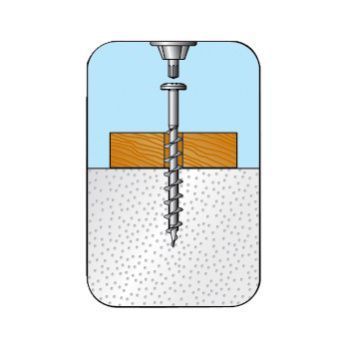 Aerated concrete screw, W-PS Wurth (5903108100)(15шт) 5903108100 фото