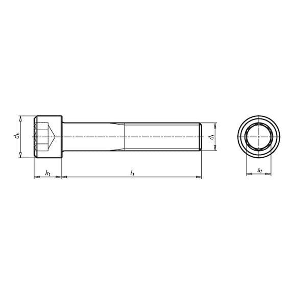 ISO 4762/DIN 912 сталь б/п 12.9 ВИНТ-DIN912-12.9-IS4-M5X18 Wurth (0083518)(100шт) 1345882974 фото