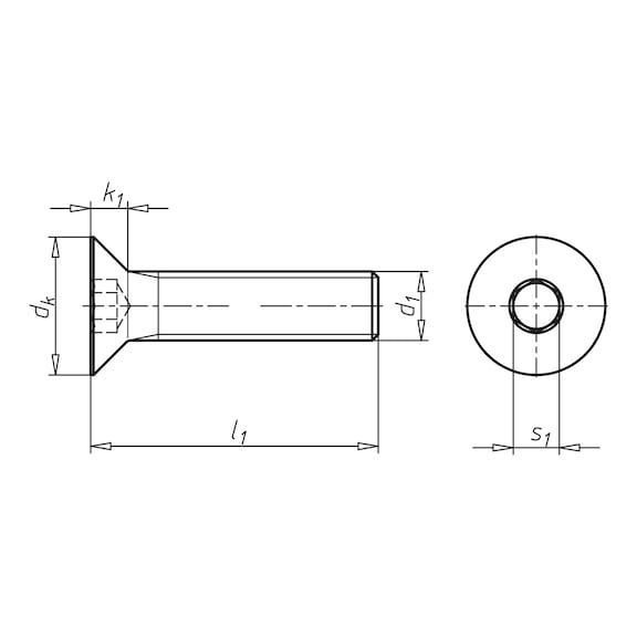 DIN 7991/ISO 10642 нержавеющая сталь A4, без покрытия ВИНТ-ISO10642-A4/070-IS2,5-M4X18 Wurth (0299418)(800шт) 0299418 фото