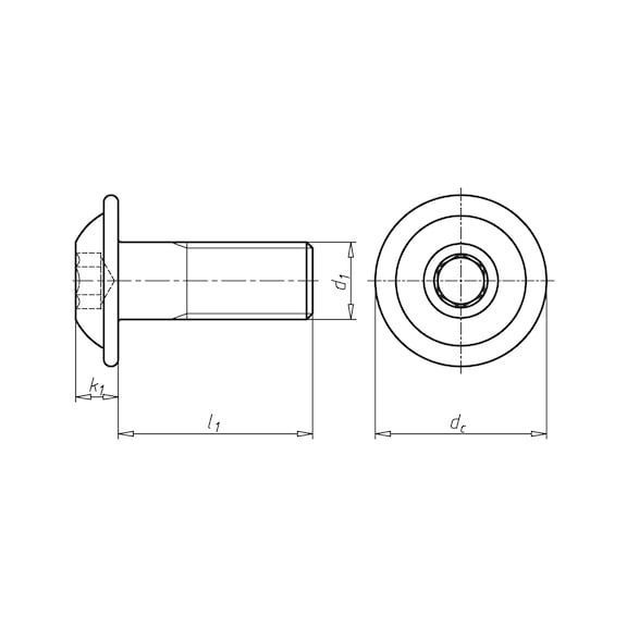 Гвинт ISO7380/2-010.9-IH5-(A2K)-M8X35 WURTH (006000835)(100шт) 006000835 фото
