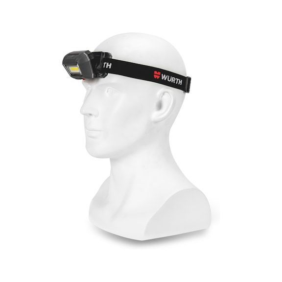 Світлодіодний налобний ліхтар з живленням від батареї Ergopower Sensor HDLAMP-BTRY-LED-280LM-5V-3W-F.EU Wurth ( 0827809635)(1шт) 625052745 фото