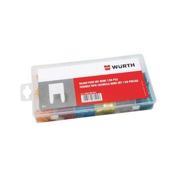 Набор предохранителей MINI, 5-30A, 120 шт. WURTH (5208300001)(1шт) 5208300001 фото