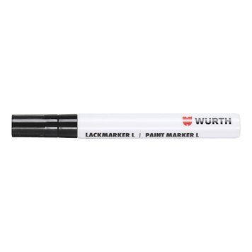 Маркер перманентний лаковий, чорний, 2-4 mm WURTH (0967910301)(1шт) 0967910301 фото